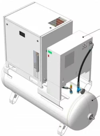 Спиральный компрессор Remeza SKS 5,5-10-270/O фото